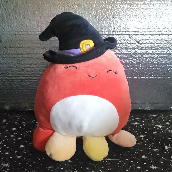 Squishmallows Halloween Detra the Octopus Witch 10” Plush - Picture 1 of 5